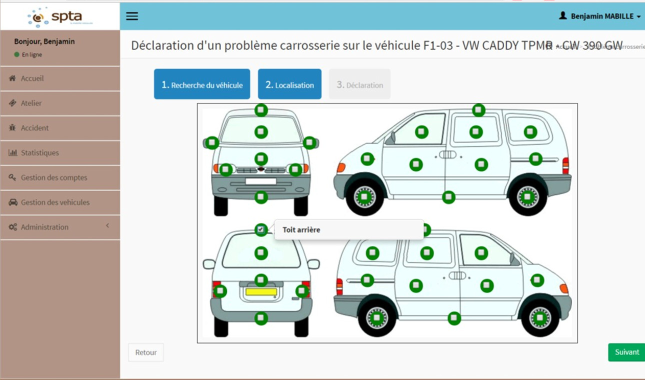 Outil de Gestion de Parc automobile