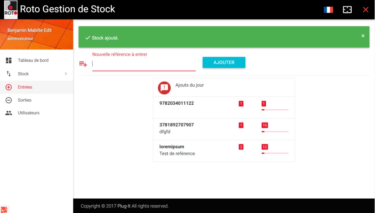 Gestion de stock